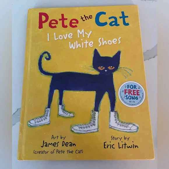 Pete the Cat Book I Love My White Shoes and His Magic Sunglasses great condition - Picture 4 of 7